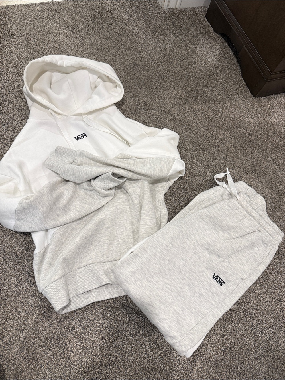 Vans sweat and hoodie set